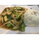Red curry tofuwith vegetables
